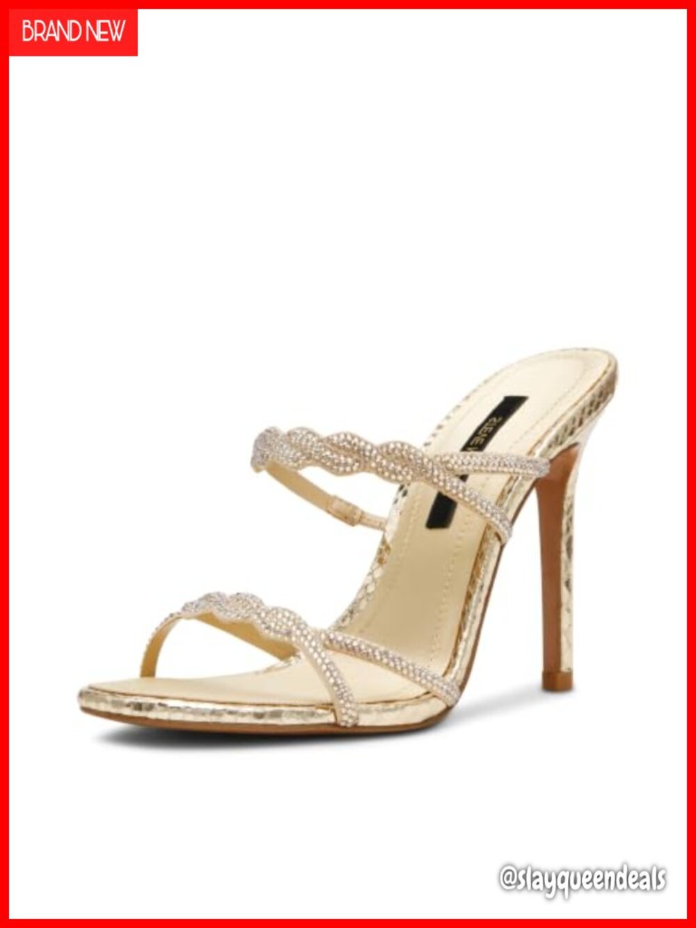 Suede Stiletto Heel Almond Toe Slip On Heeled Sandal